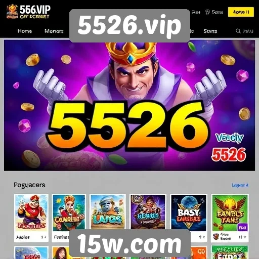 Experiência de jogos online no site 5526.vip